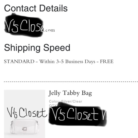 ❤️SOLD❤️🤗🤗Coach Clear Jelly Tabby Purse - Picture 12 of 12